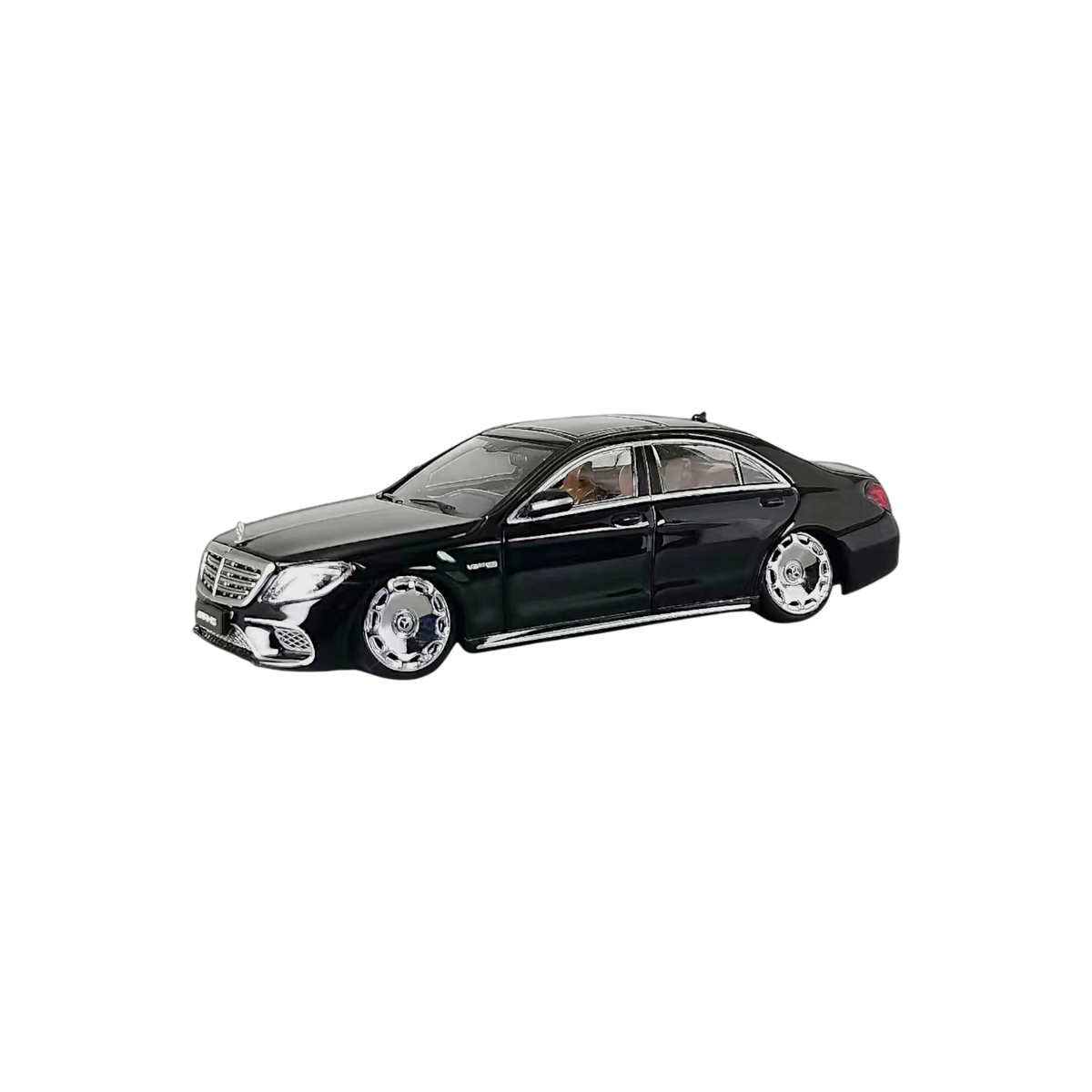 Rhino Model AMG S63 S Class W222 Black Bagged 1:64