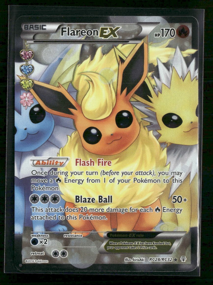 Generations: Radiant Collection Flareon EX (Full Art) #RC28/RC32