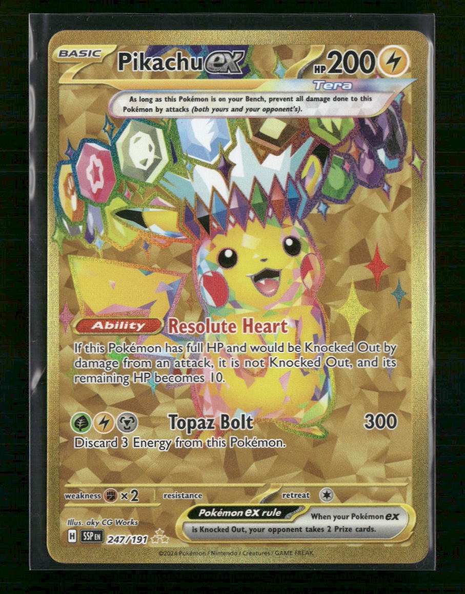 SV08: Surging Sparks Pikachu ex #247/191