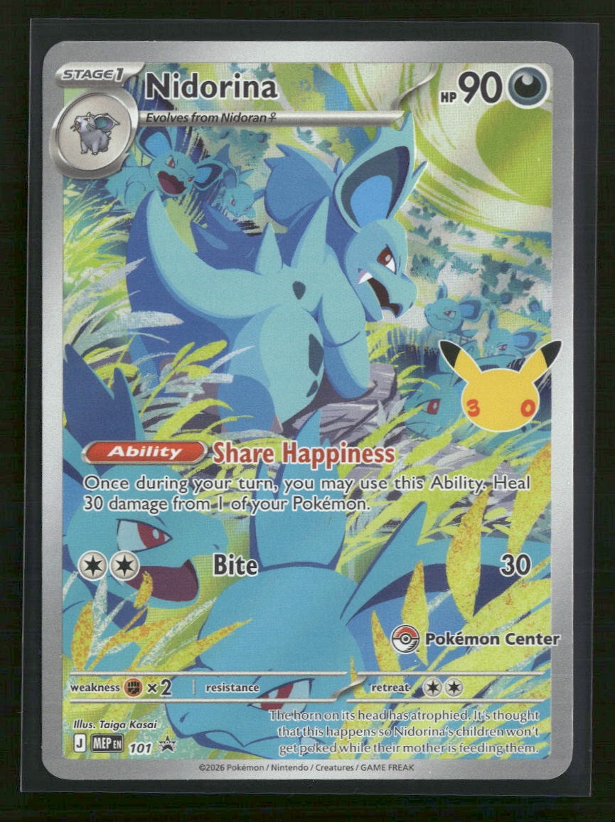 ME: Mega Evolution Promo Nidorina (Pokémon Center) #101