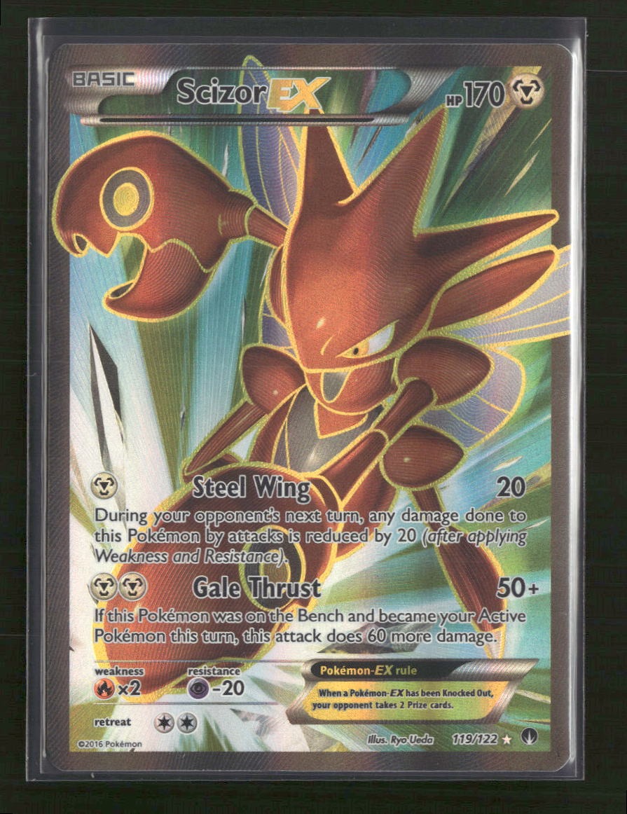 XY - BREAKpoint Scizor EX (Full Art) #119/122