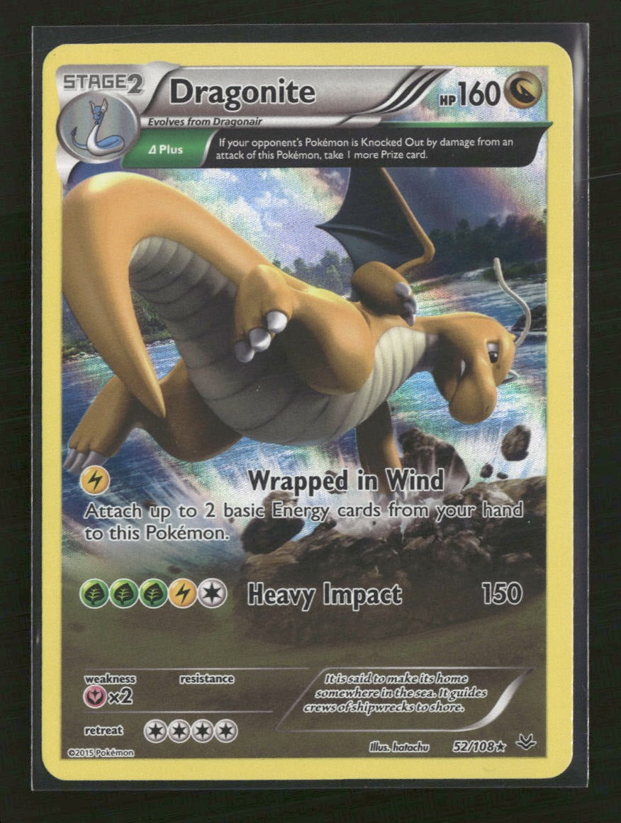 XY - Roaring Skies Dragonite (52 Delta) #52/108