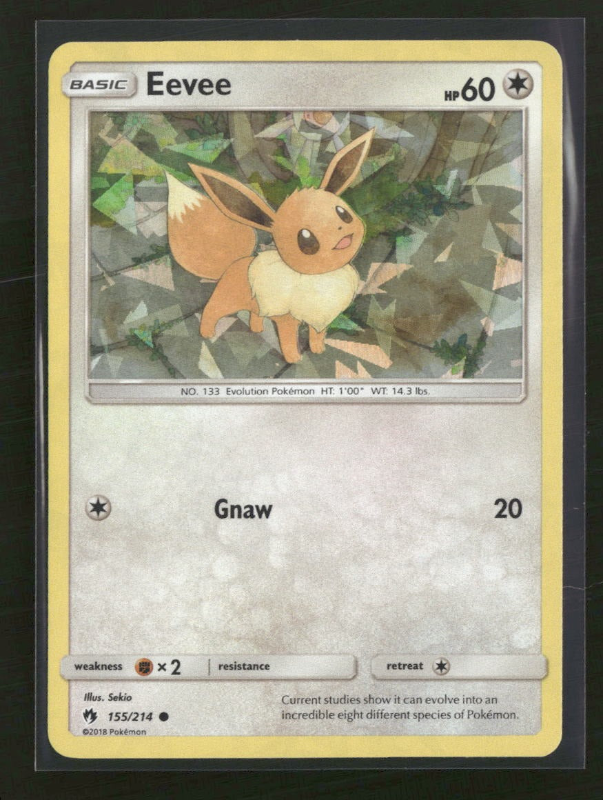 Deck Exclusives Eevee (Let's Play, Eevee!) (Cracked Ice Holo) #155/214
