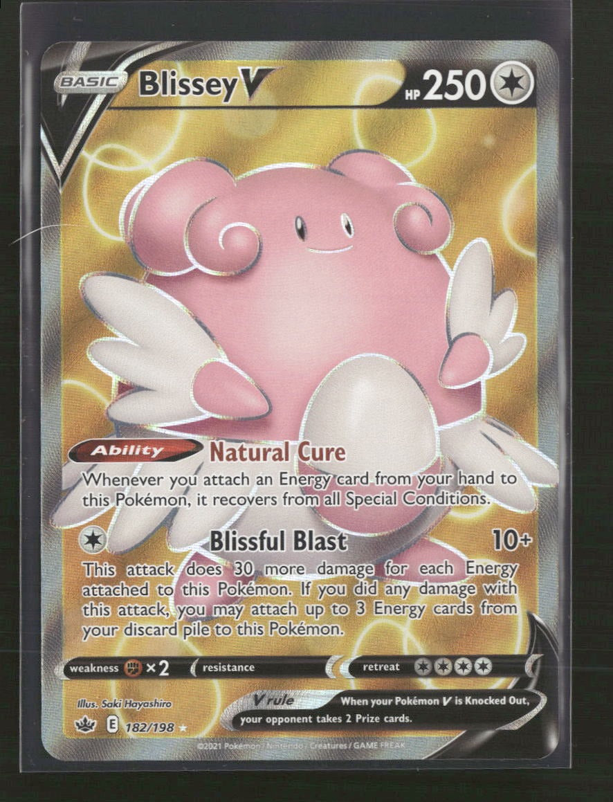 SWSH06: Chilling Reign Blissey V (Full Art) #182/198