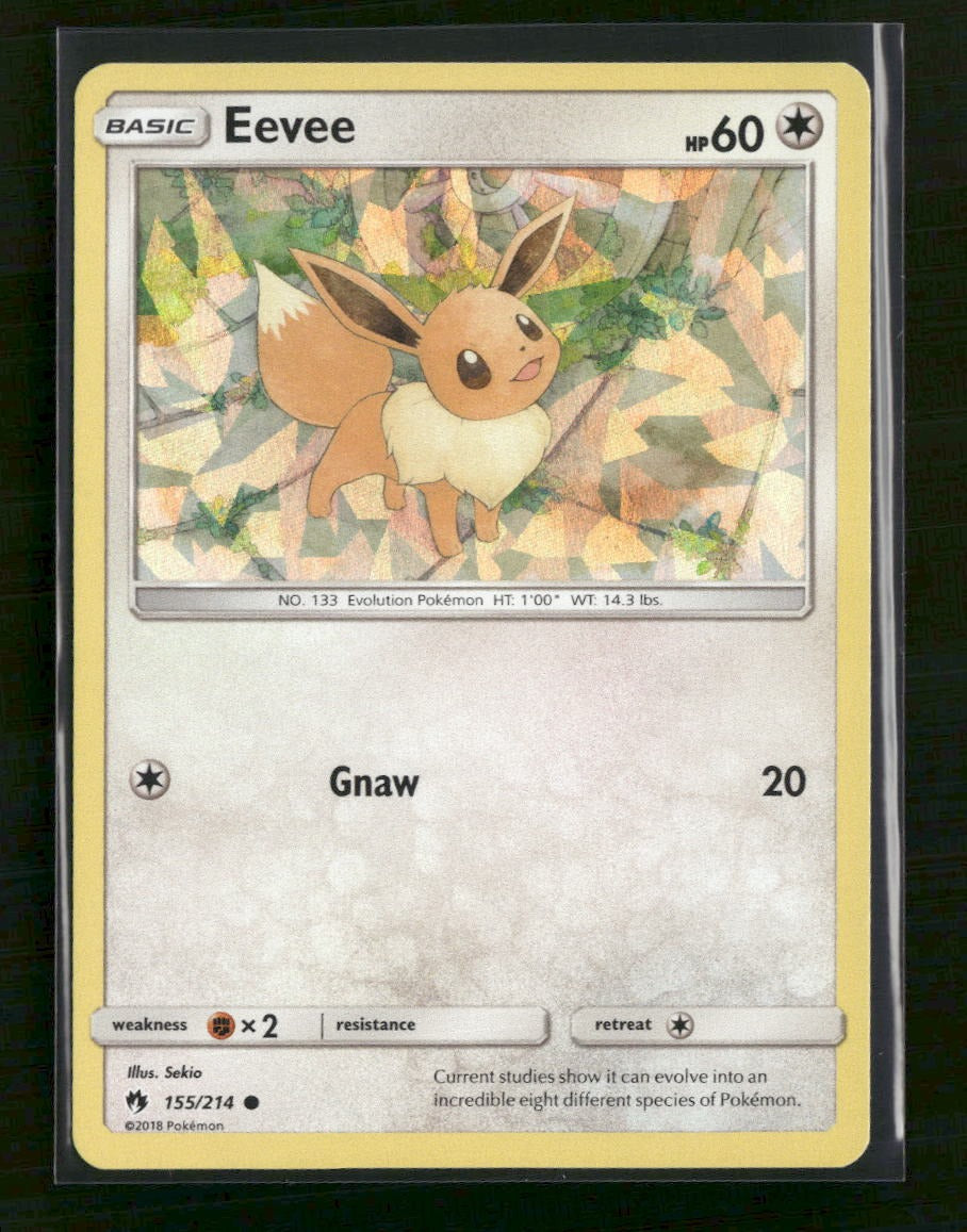 Deck Exclusives Eevee (Let's Play, Eevee!) (Cracked Ice Holo) #155/214