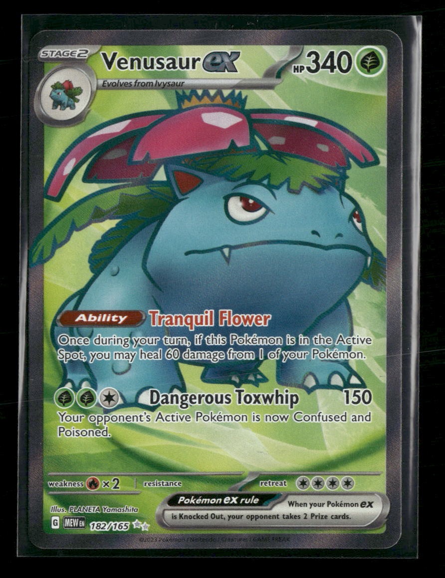 SV: Scarlet & Violet 151 Venusaur ex #182/165