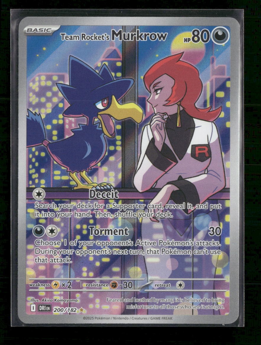 SV10: Destined Rivals Team Rocket's Murkrow #200/182
