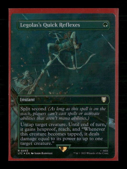 The Lord of the Rings Legolas's Quick Reflexes (Borderless) Foil #493