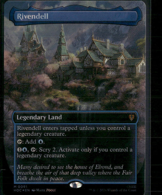 The Hobbit: Eternal-Legal Rivendell (Borderless) (Surge Foil) #91