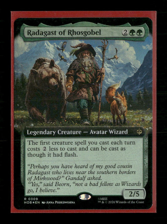 The Hobbit Radagast of Rhosgobel (Extended Art) Foil #309