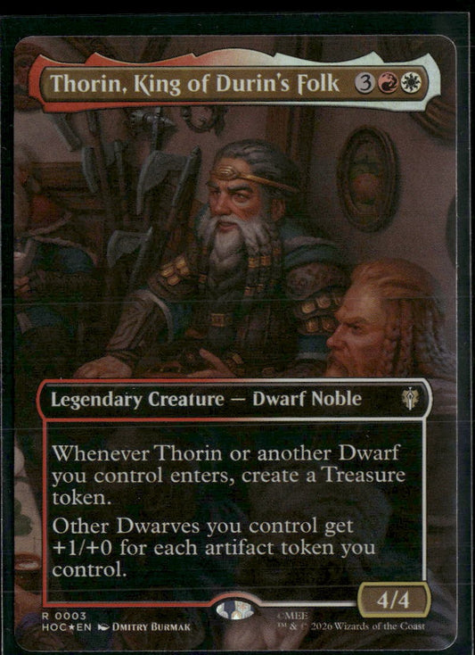 The Hobbit: Eternal-Legal Thorin, King of Durin's Folk (Borderless) Foil #3
