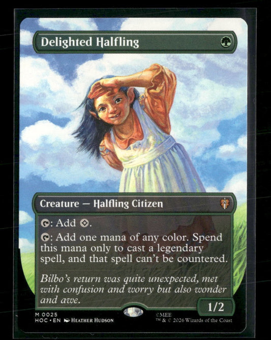 The Hobbit: Eternal-Legal Delighted Halfling (Borderless) #25