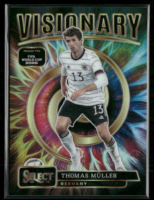 2025-26 Panini Select Road to FIFA World Cup Visionary Thomas Muller #15