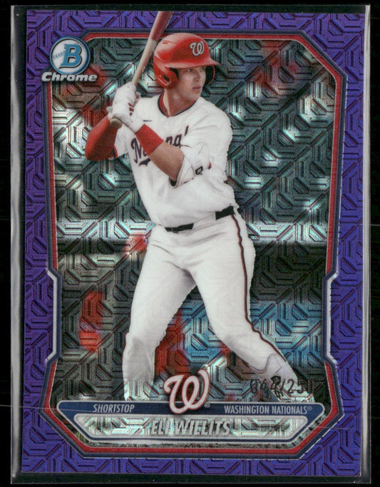 2026 Bowman Chrome Prospects Purple Mojo #/250 Eli Willits #BCP-245