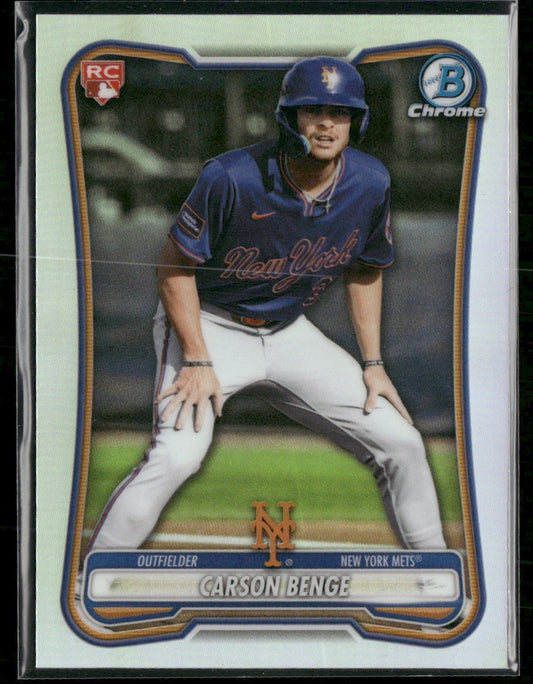 2026 Bowman Chrome Carson Benge #96b