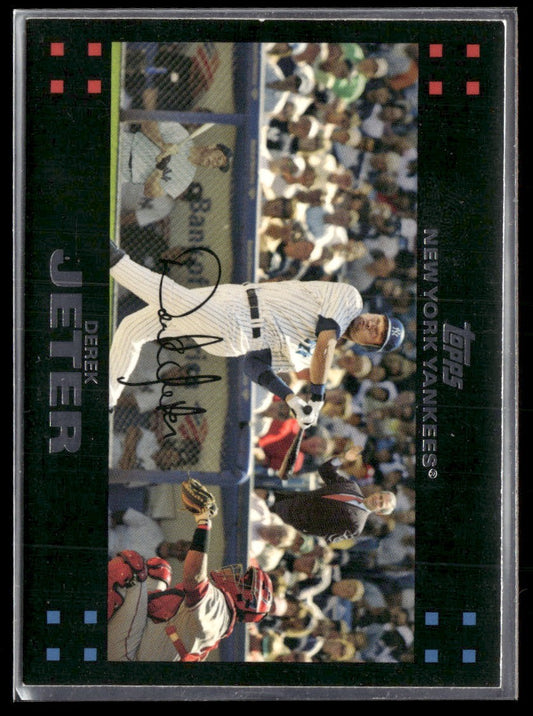 2007 Topps Derek Jeter : With Mantle/Bush #40b
