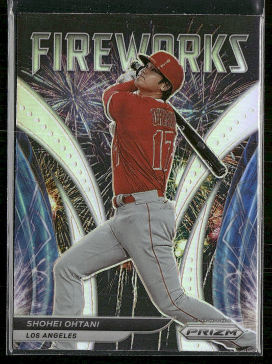 2022 Panini Prizm Fireworks Silver Prizm Shohei Ohtani #F-3