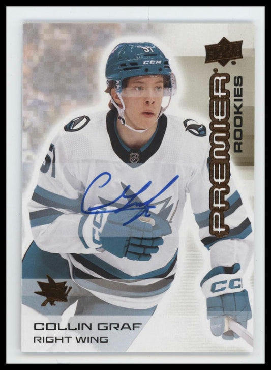 2024-25 Upper Deck Premier Bronze Auto Collin Graf AU #120