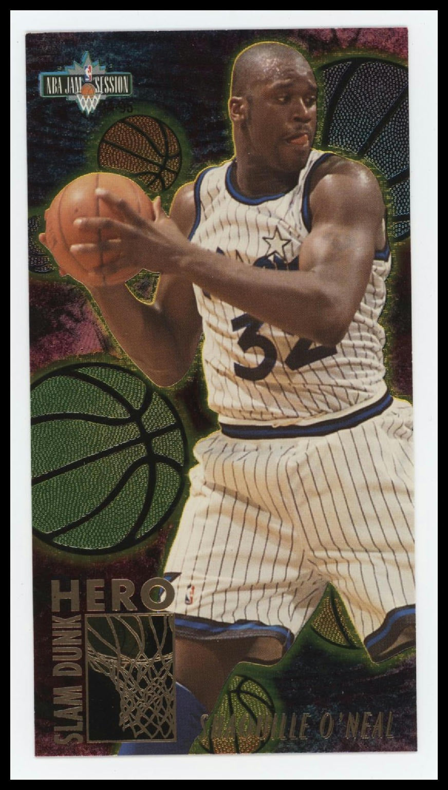 1994-95 Jam Session Slam Dunk Heroes Shaquille O'Neal #7