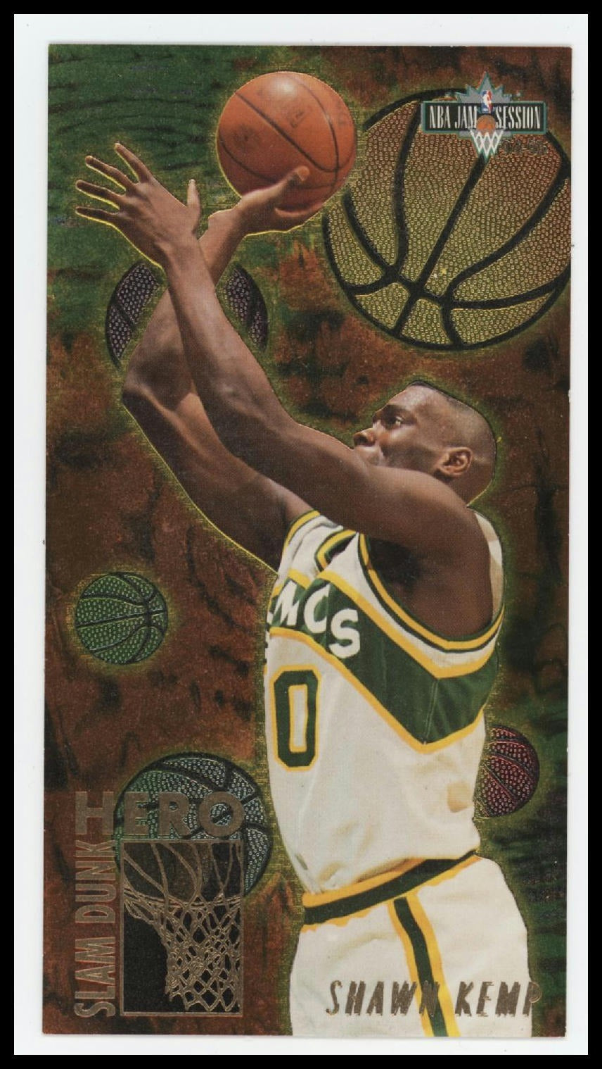 1994-95 Jam Session Slam Dunk Heroes Shawn Kemp #3