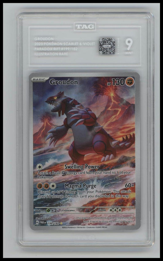 SV04: Paradox Rift Groudon 9 TAG #199/182