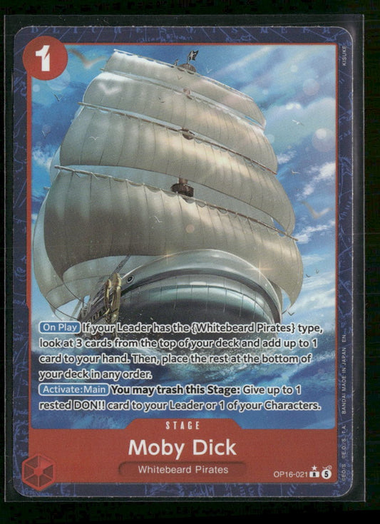 The Time of Battle Moby Dick (Alternate Art) #OP16-021