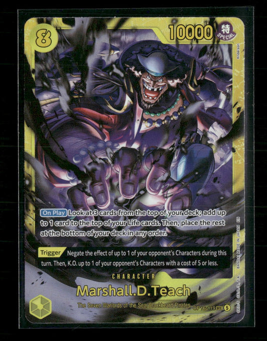 The Time of Battle Marshall.D.Teach (119) #OP16-119