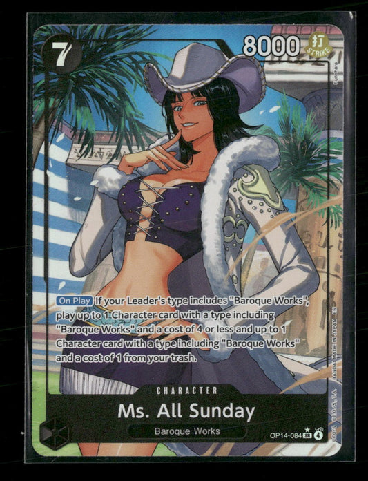 The Azure Sea's Seven Ms. All Sunday (Alternate Art) #OP14-084