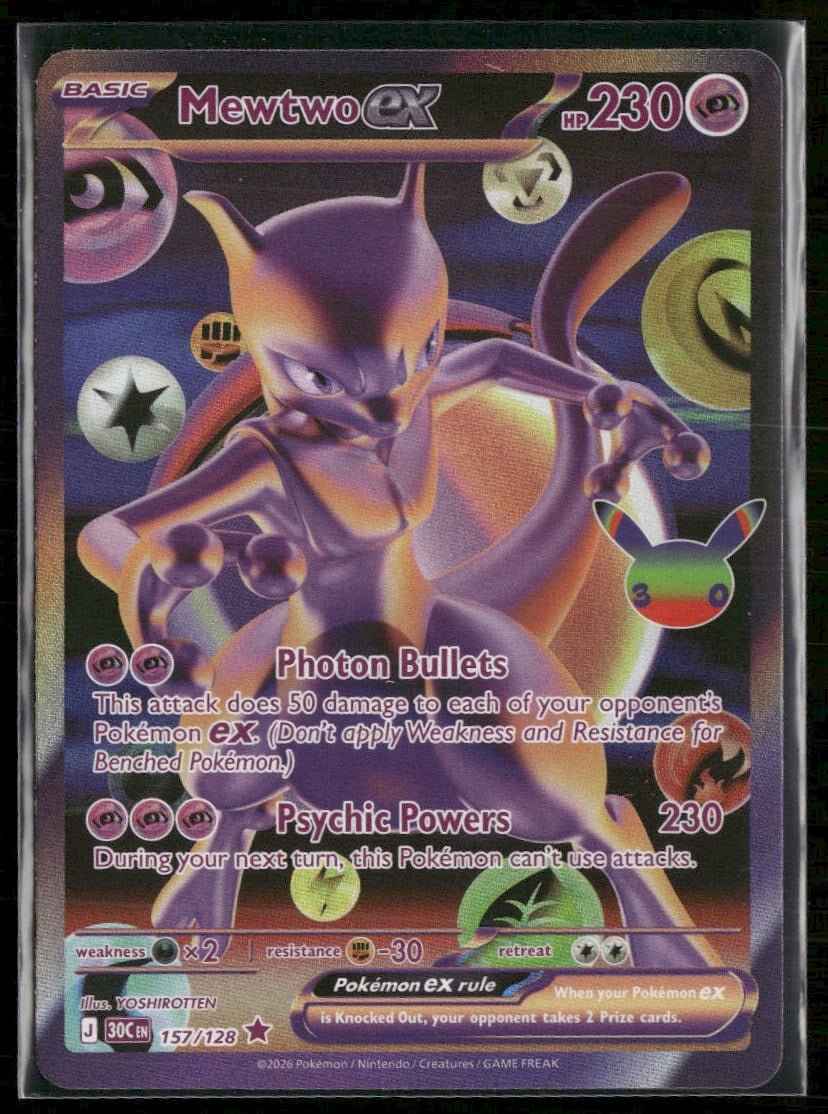 ME: 30th Celebration Mewtwo ex #157/128