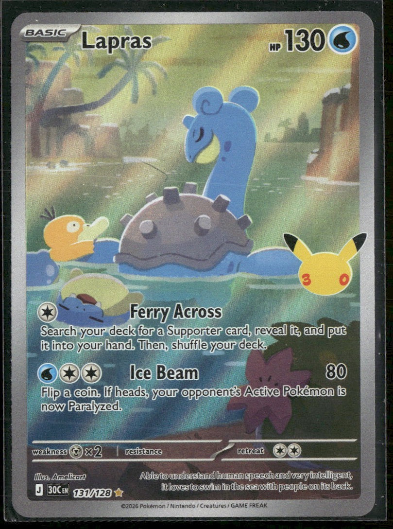 ME: 30th Celebration Lapras #131/128