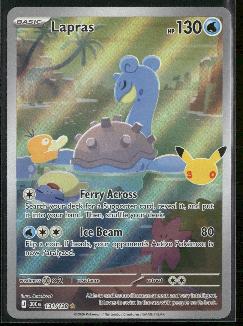 ME: 30th Celebration Lapras #131/128