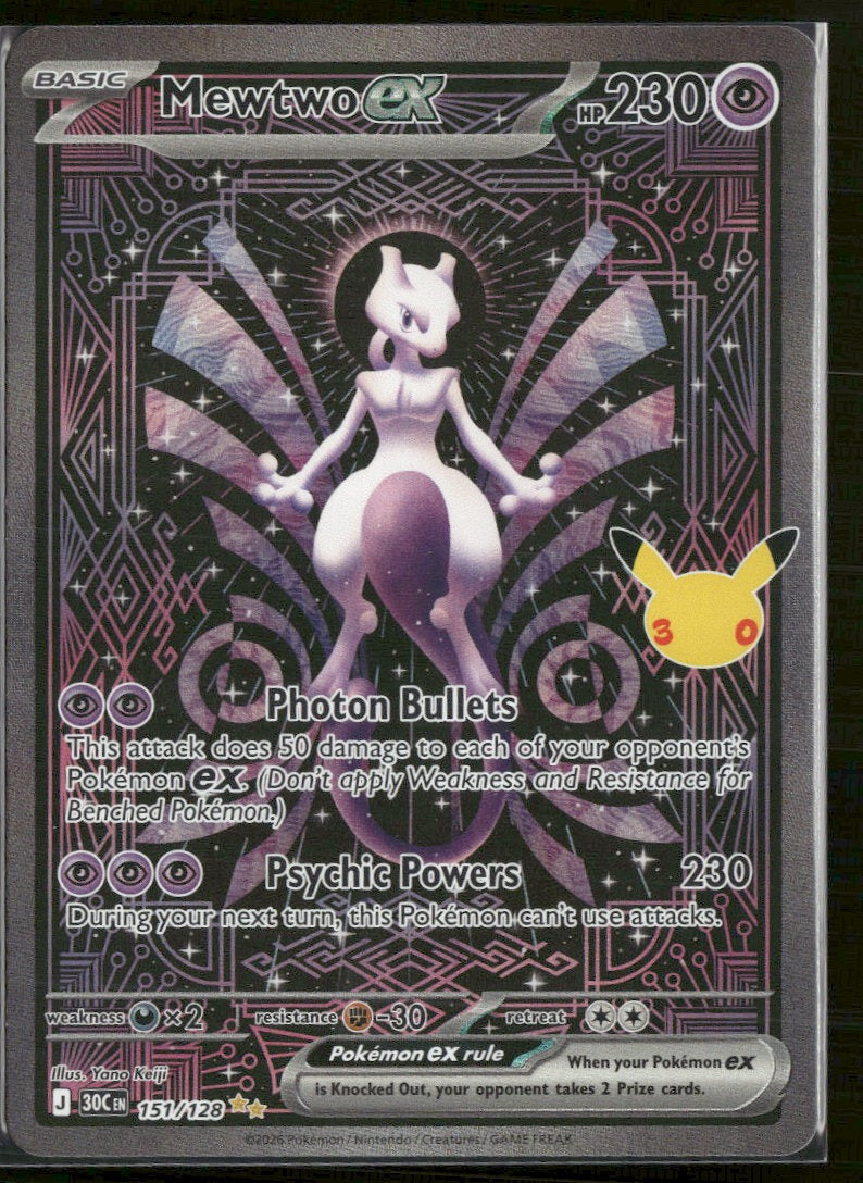 ME: 30th Celebration Mewtwo ex #151/128