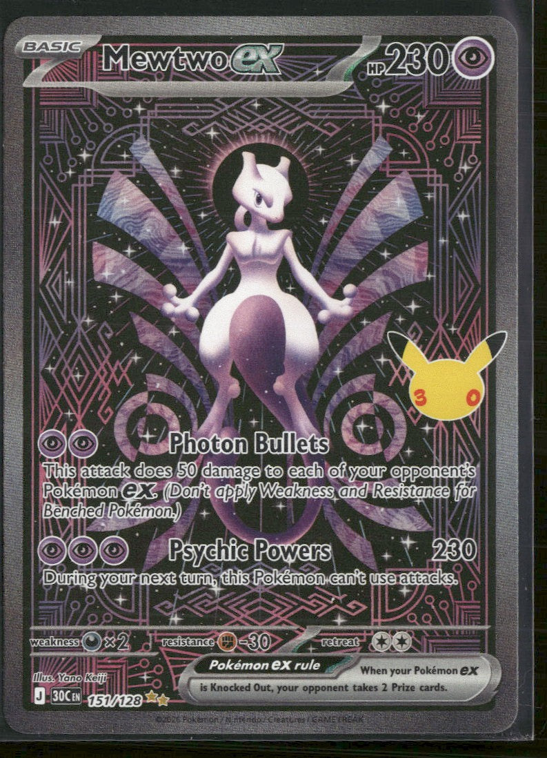 ME: 30th Celebration Mewtwo ex #151/128