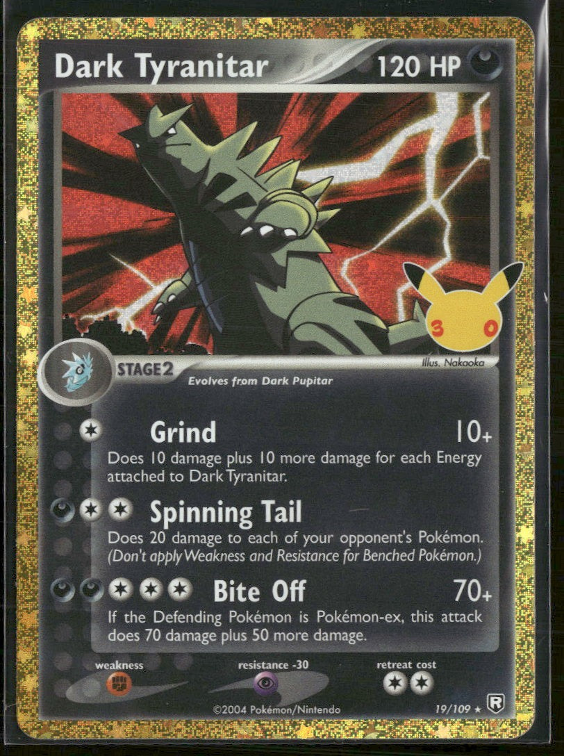 ME: 30th Celebration Classic Collection Dark Tyranitar #19/109