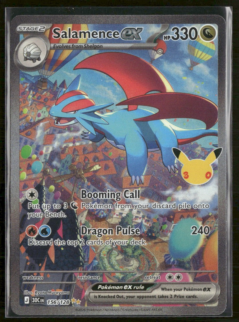 ME: 30th Celebration Salamence ex #156/128
