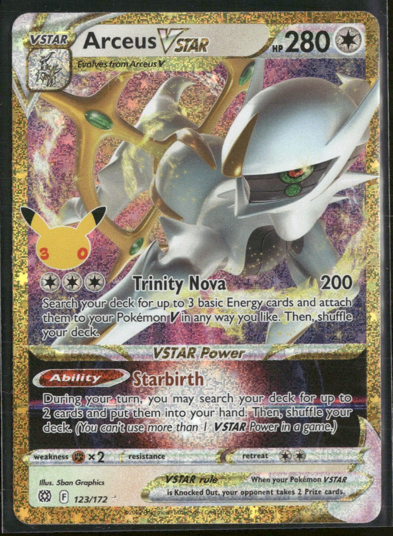 ME: 30th Celebration Classic Collection Arceus VSTAR #123/172