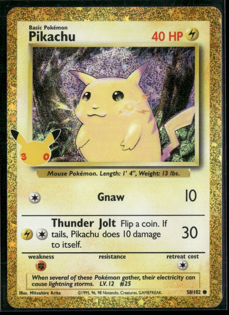 ME: 30th Celebration Classic Collection Pikachu #58/102