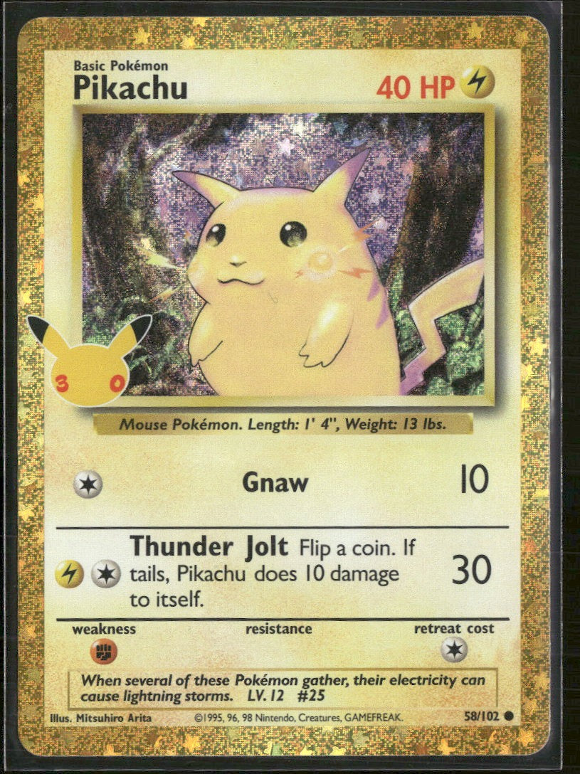 ME: 30th Celebration Classic Collection Pikachu #58/102