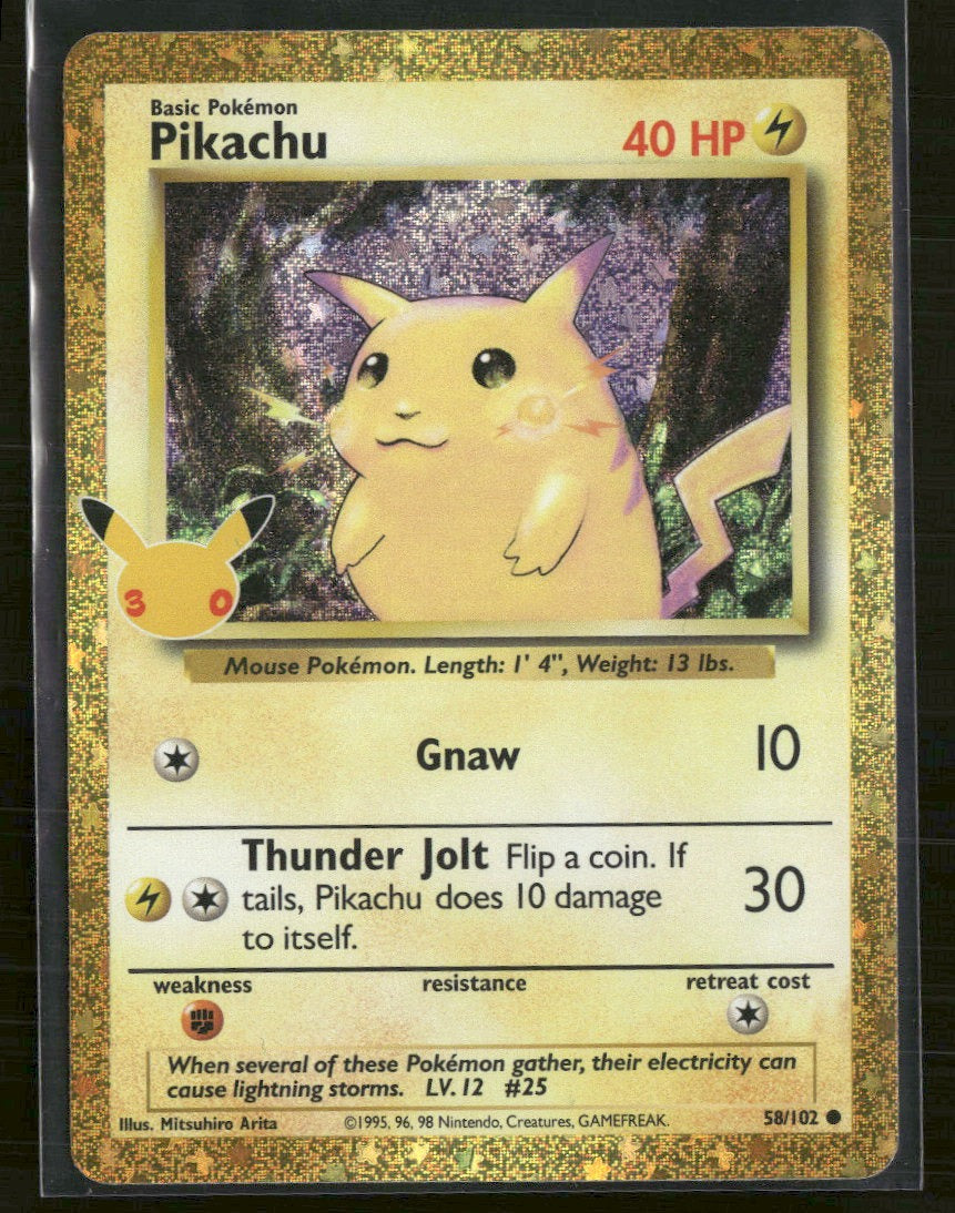 ME: 30th Celebration Classic Collection Pikachu #58/102