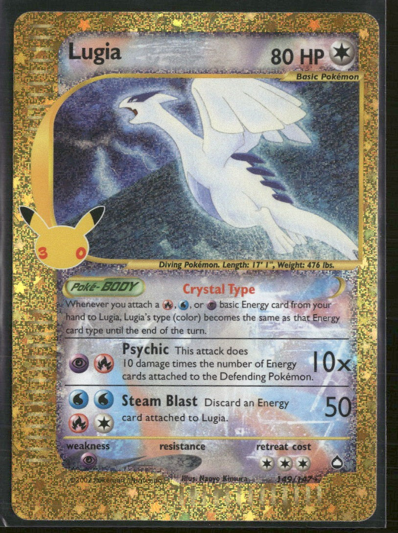 ME: 30th Celebration Classic Collection Lugia #149/147