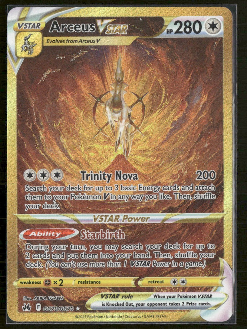 SWSH: Crown Zenith: Galarian Gallery Arceus VSTAR (Secret) #GG70/GG70