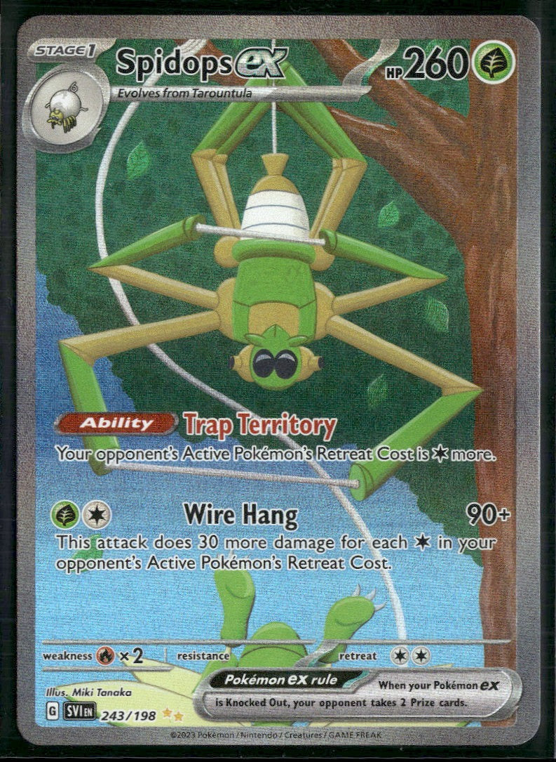 SV01: Scarlet & Violet Base Set Spidops ex #243/198