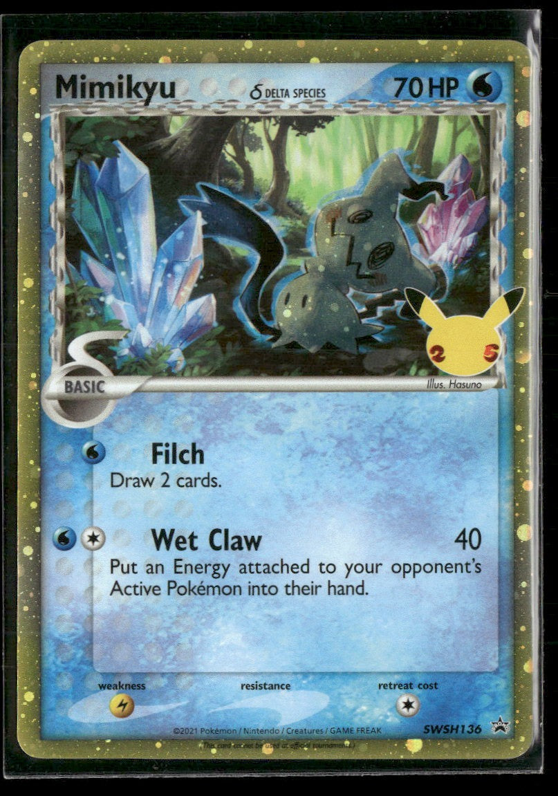 SWSH: Sword & Shield Promo Cards Mimikyu (Delta Species) #SWSH136