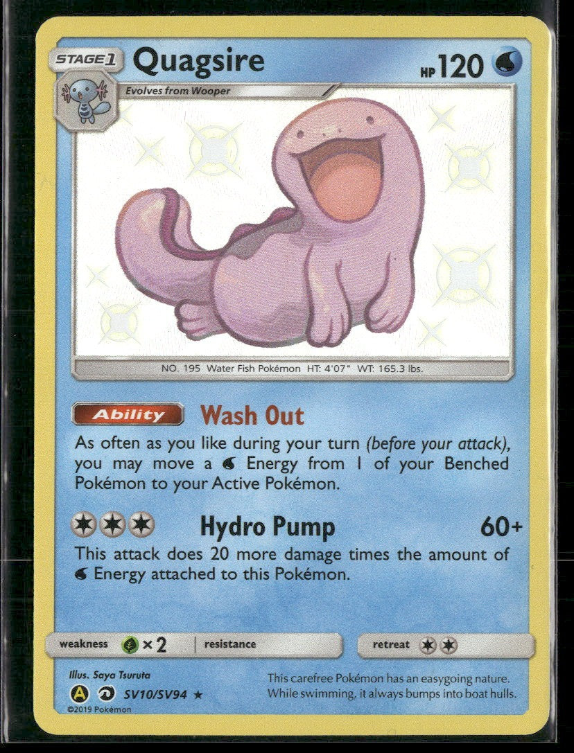 Hidden Fates: Shiny Vault Quagsire #SV10/SV94