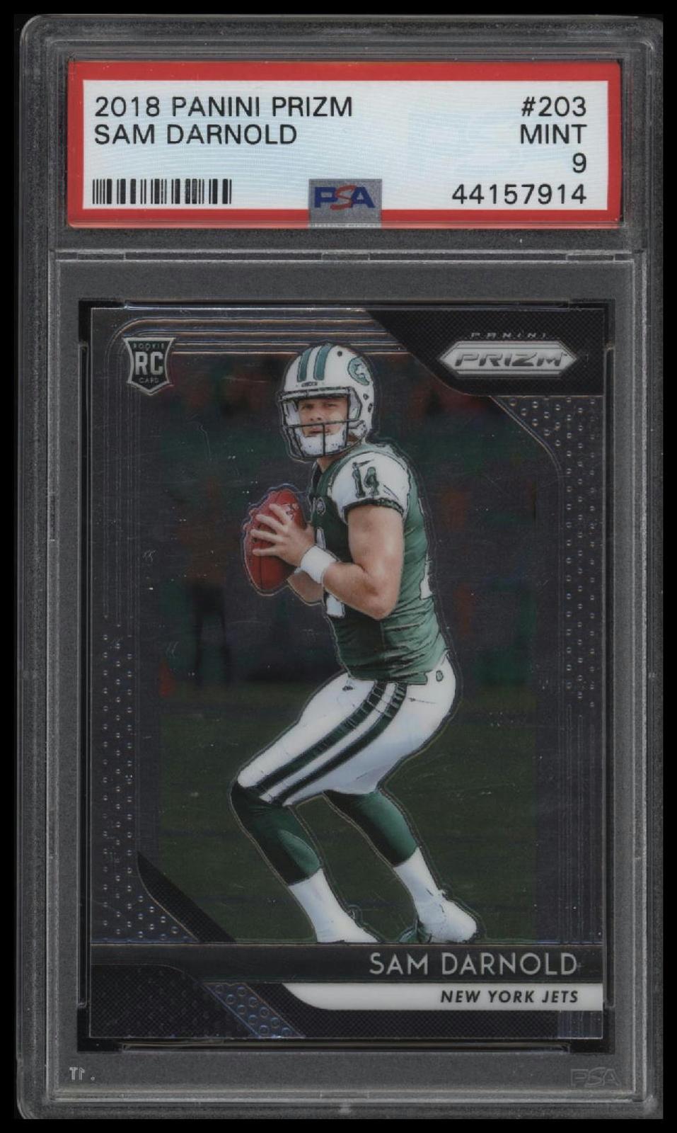 2018 Panini Prizm Sam Darnold 9 PSA #203