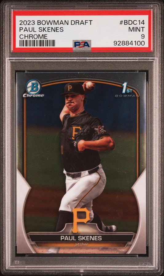 2023 Bowman Draft Chrome Paul Skenes 9 PSA #BDC14