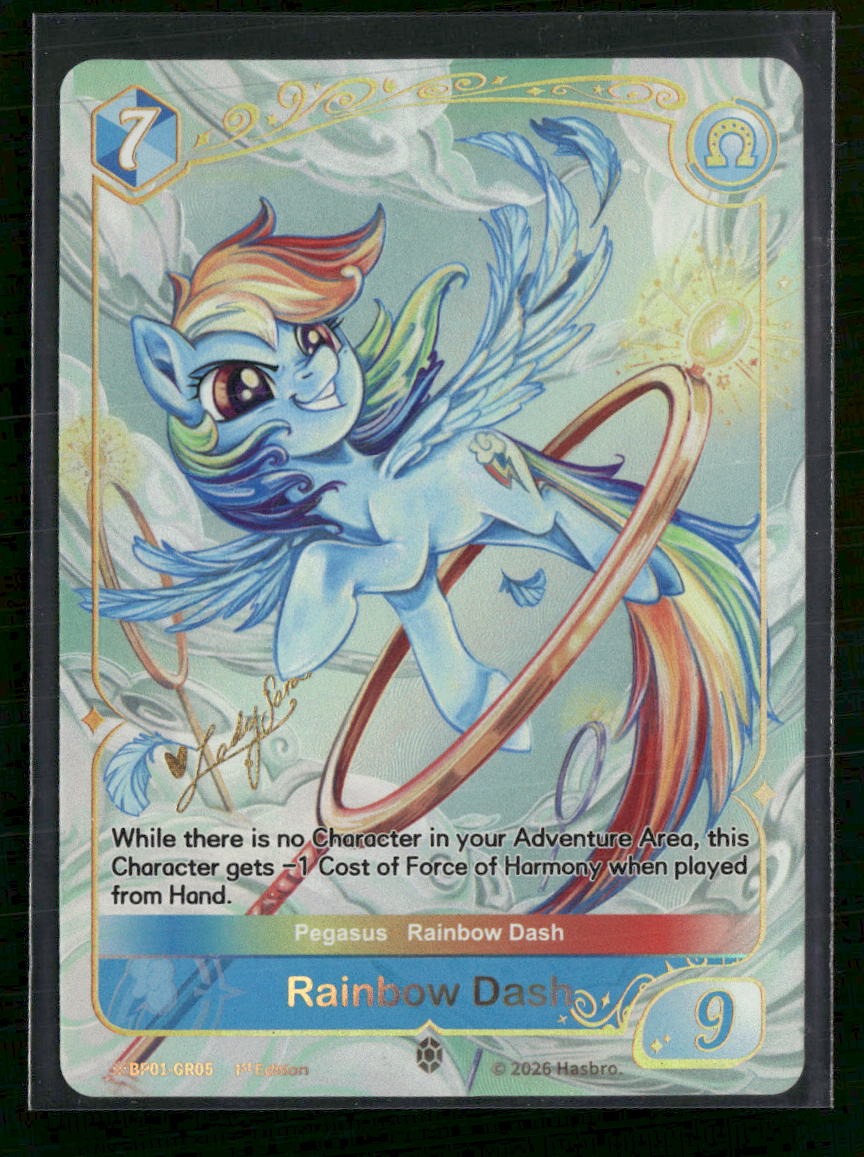 My Little Pony Rainbow Dash 1st Edition Signature BP01-GR05 Kayou English