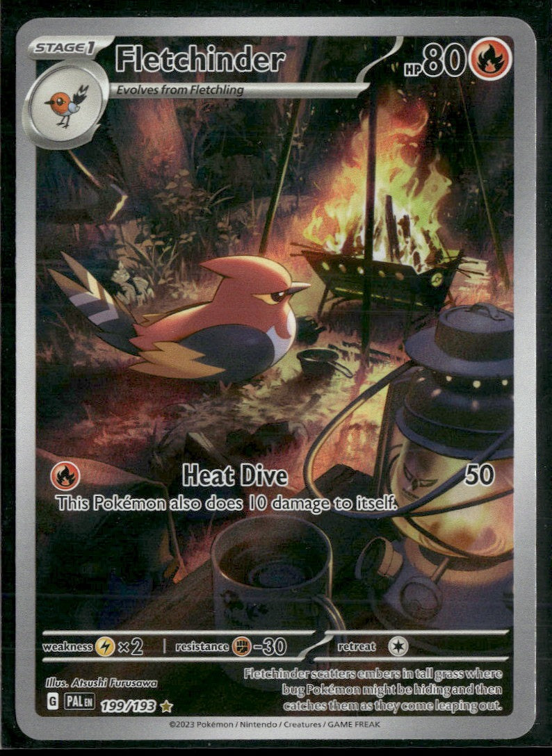 SV02: Paldea Evolved Fletchinder #199/193