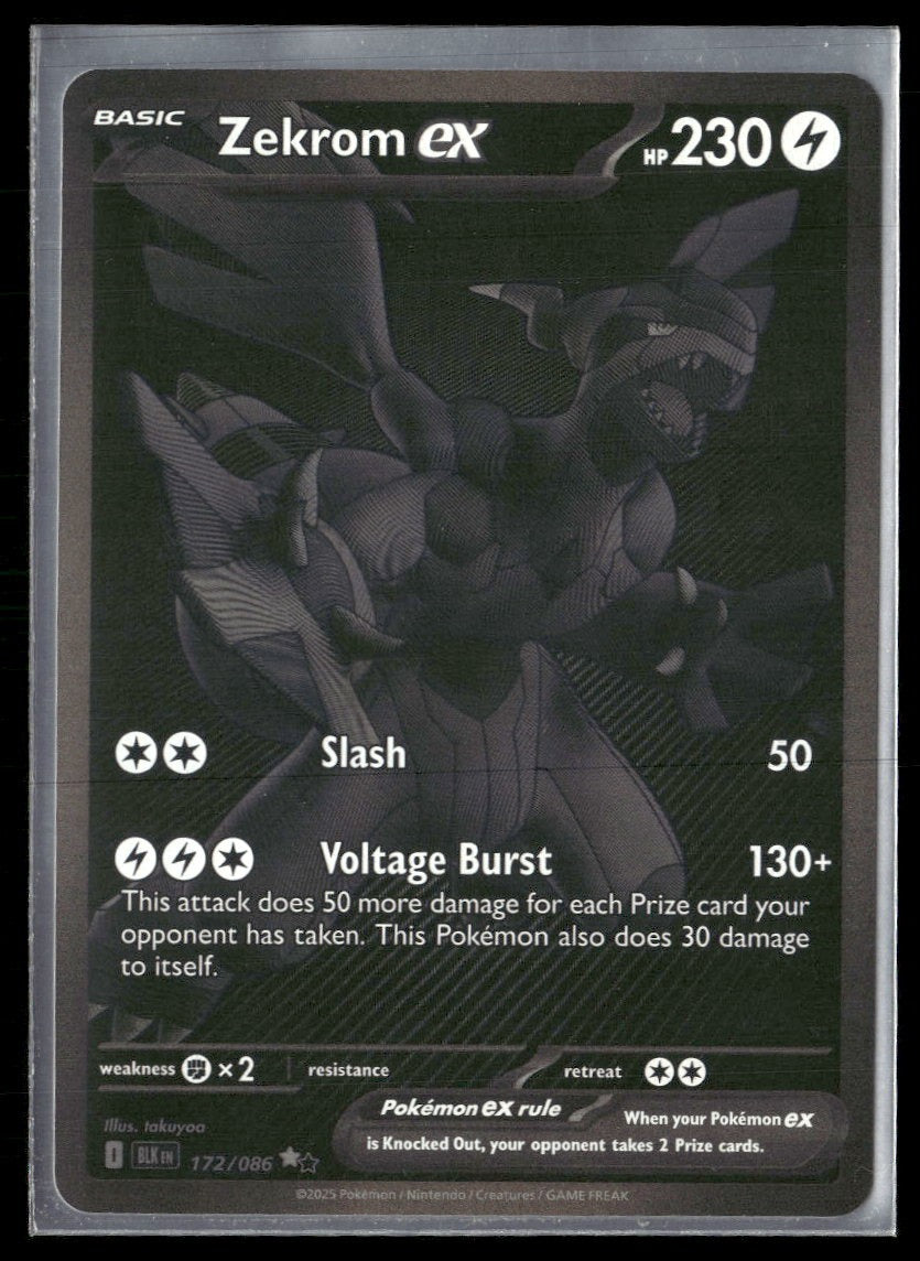 SV: Black Bolt Zekrom ex #172/086