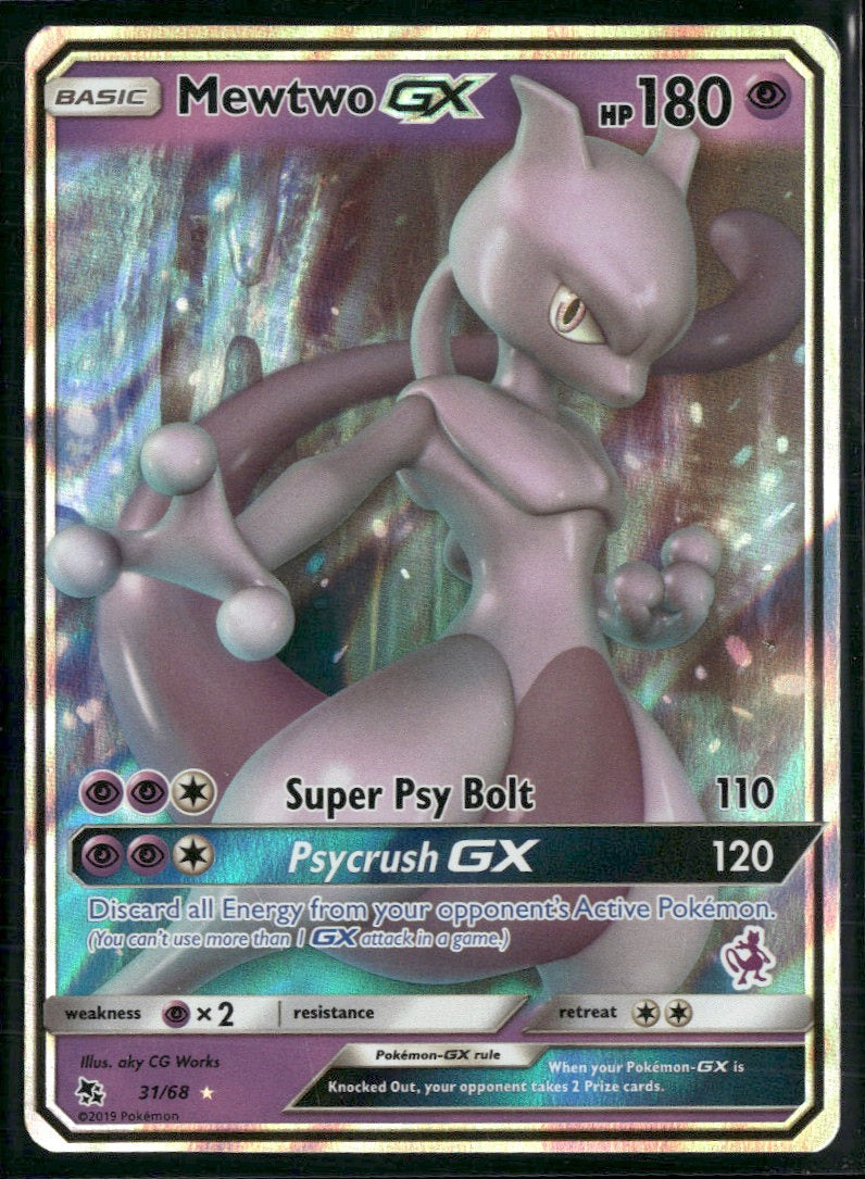 Hidden Fates Mewtwo GX #31/68